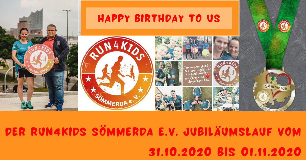 Flyer 4. Virtual Run / Jubiläumslauf