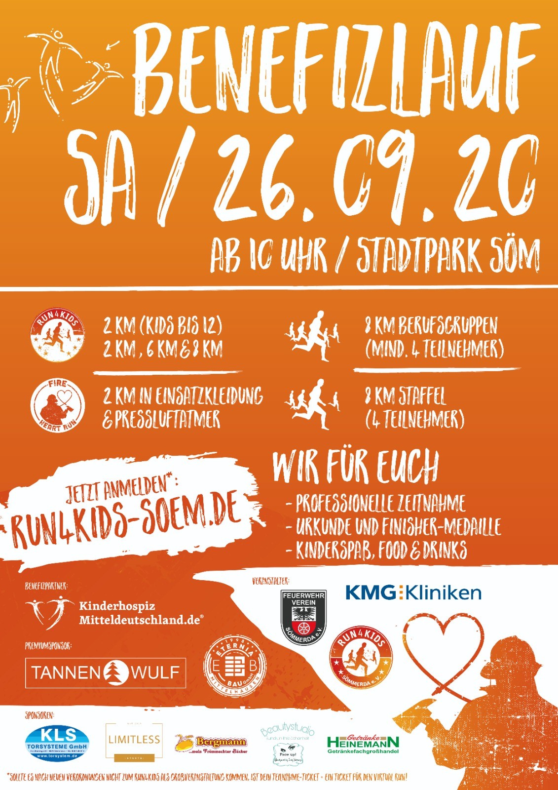 Flyer Benefizlauf 2020