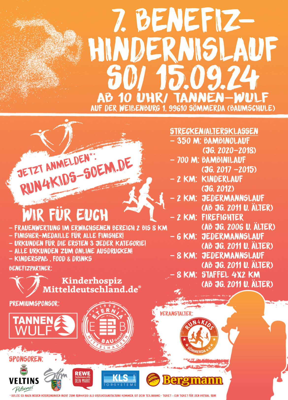 7Benefizlauf 2024 Flyer